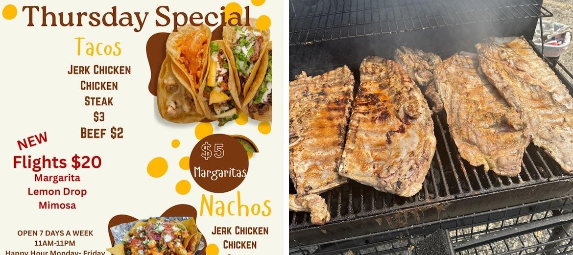 Kelly's Trackside Inn Menu